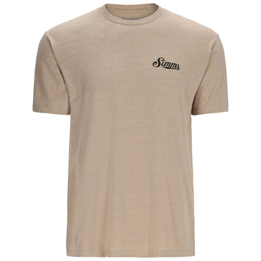 Simms Royal Wulff Fly T-Shirt Oatmeal Heather Image 02