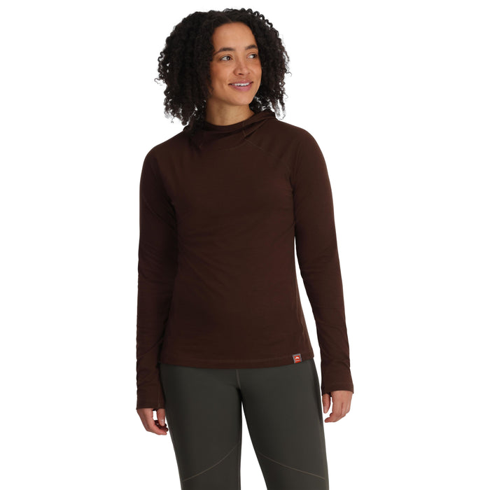 Simms Women's Glades Hoody Kona Heather Image 03