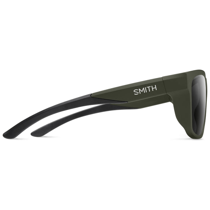 Smith Barra Sunglasses Matte Moss ChromaPop Polarized Black