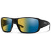 Smith Guide's Choice Sunglasses Matte Black ChromaPop Glass Polarchromic Yellow Blue Mirror