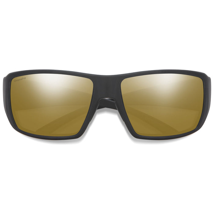 Smith Guide's Choice Sunglasses Matte Black ChromaPop Glass Polarized Bronze Mirror