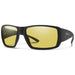 Smith Guide's Choice XL Sunglasses Matte Black ChromaPop Glass Polarized Low Light Yellow