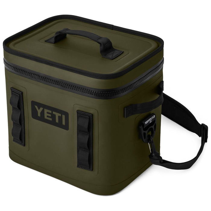 YETI Hopper Flip 12 Soft Cooler Olive / Black Image 04