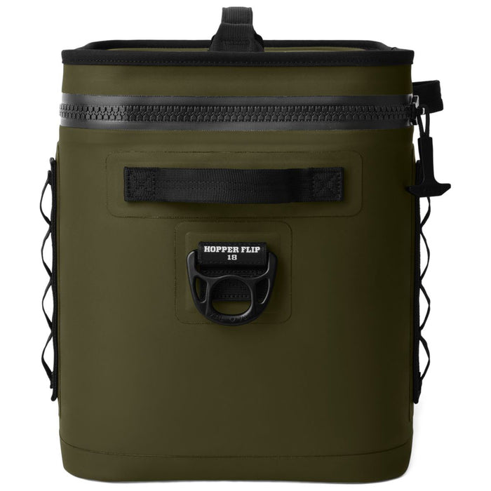 YETI Hopper Flip 18 Soft Cooler Olive / Black Image 02