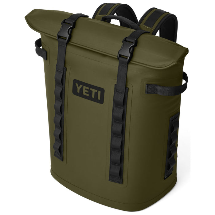 YETI Hopper M20 Backpack Soft Cooler Olive / Black Image 04