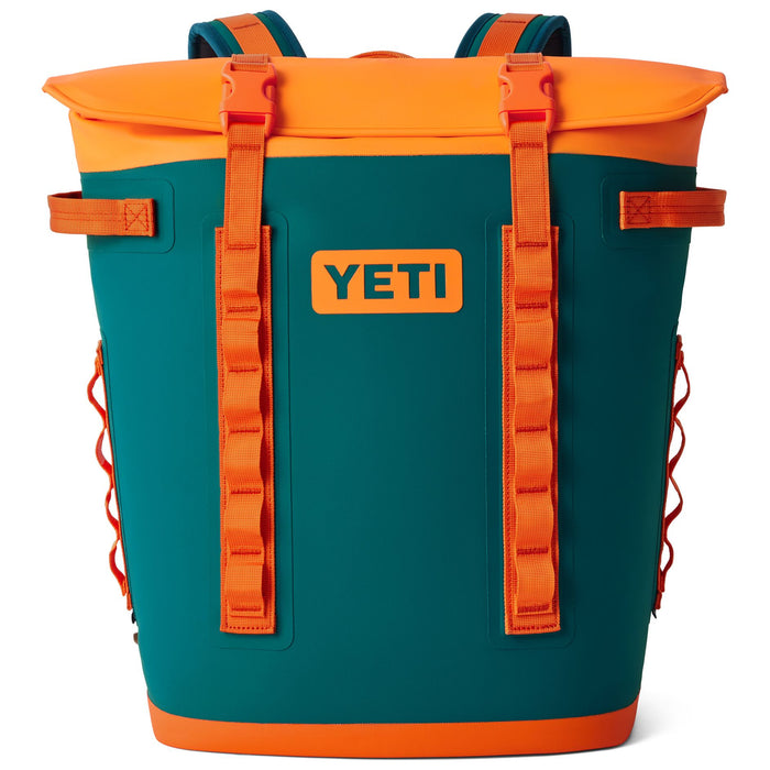 YETI Hopper M20 Backpack Soft Cooler Teal / Orange Image 01