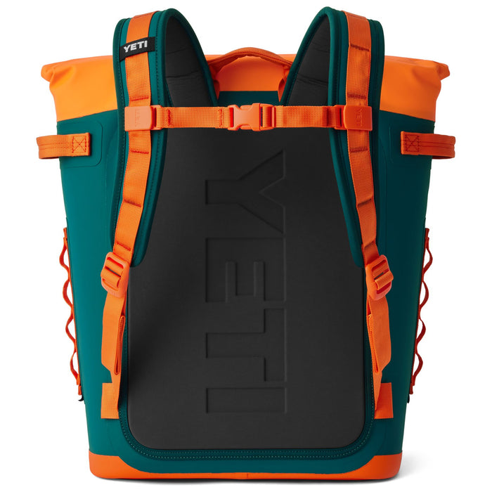 YETI Hopper M20 Backpack Soft Cooler Teal / Orange Image 05