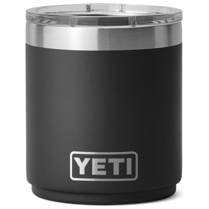 YETI Rambler 10 oz Stackable Lowball with Magslider Lid Black Image 01