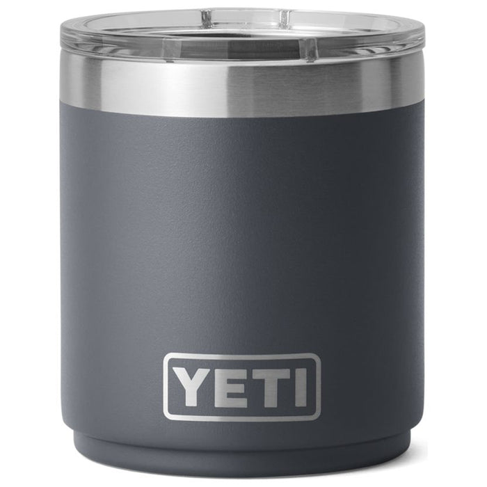 YETI Rambler 10 oz Stackable Lowball with Magslider Lid Charcoal Image 01