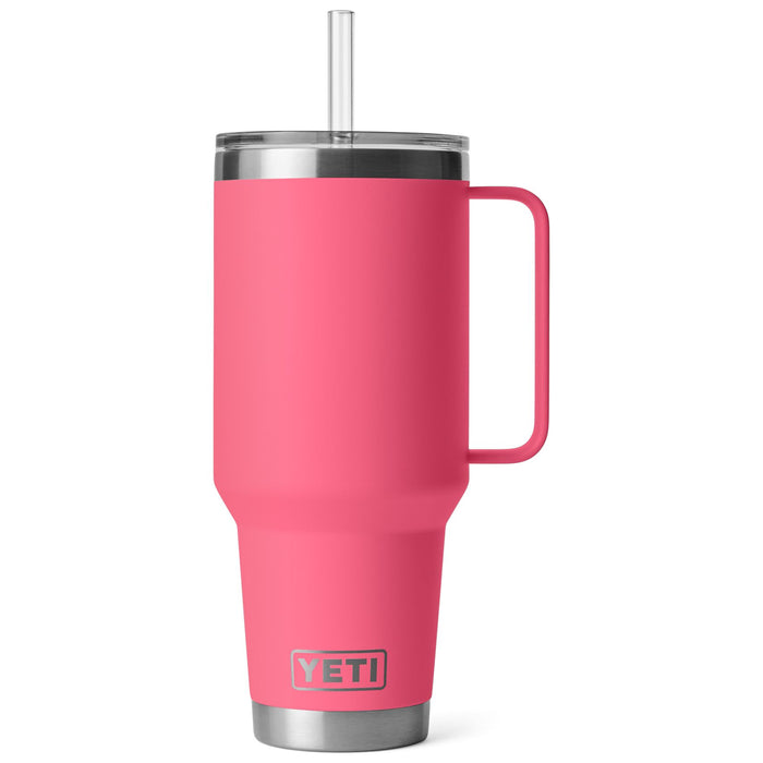 YETI Rambler 42 oz Straw Mug Tropical Pink Image 01