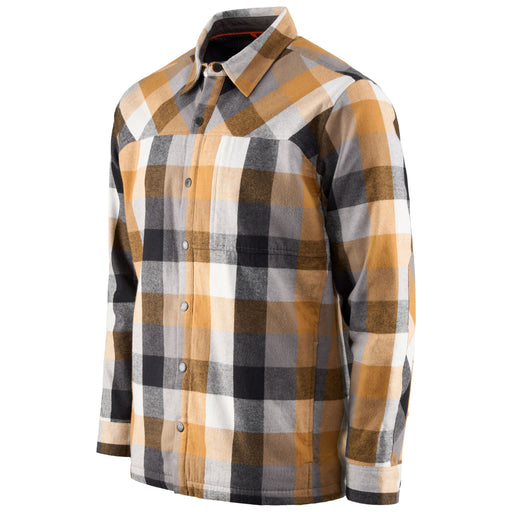 Grundens Men's Bankside Lined Shacket Freestone Plaid Image 02