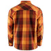 Grundens Men's Bankside Lined Shacket Lobster Plaid Image 03