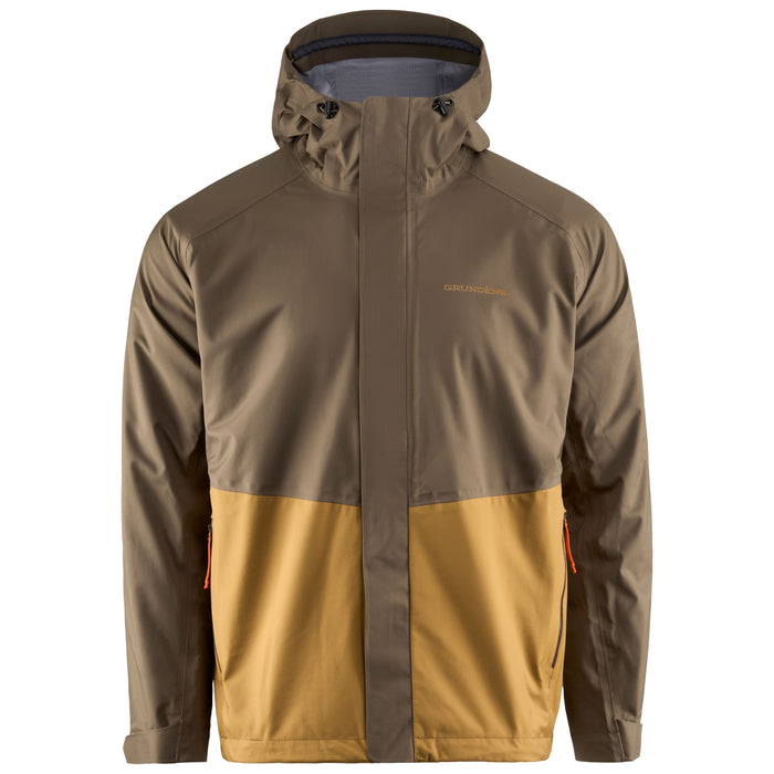 Grundens Men's Charter Jacket Whiskey / Otter Image 01