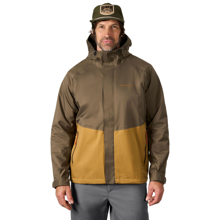 Grundens Men's Charter Jacket Whiskey / Otter Image 04