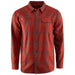 Grundens Men's Dispatch Flannel Shirt Lobster Plaid Image 01