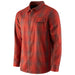 Grundens Men's Dispatch Flannel Shirt Lobster Plaid Image 02