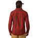 Grundens Men's Dispatch Flannel Shirt Lobster Plaid Image 06