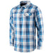 Grundens Men's Dispatch Flannel Shirt Sky Plaid Image 02