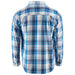 Grundens Men's Dispatch Flannel Shirt Sky Plaid Image 03