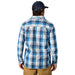 Grundens Men's Dispatch Flannel Shirt Sky Plaid Image 06