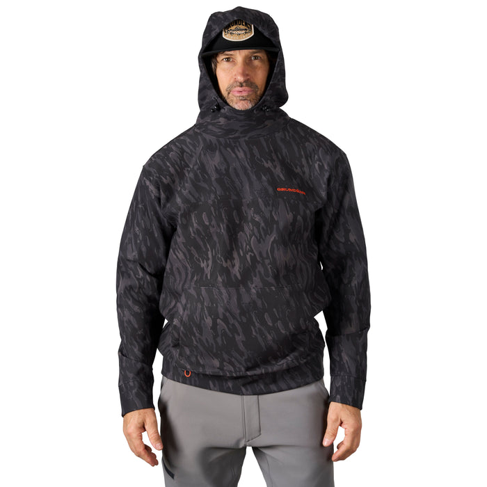 Grundens Men's Kryall Hoodie Blackbeard Camo Image 07