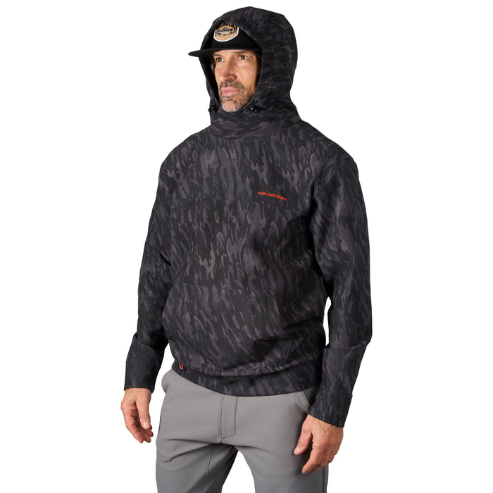 Grundens Men's Kryall Hoodie Blackbeard Camo Image 08