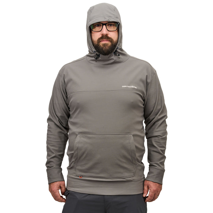 Grundens Men's Kryall Hoodie Smoke Image 03