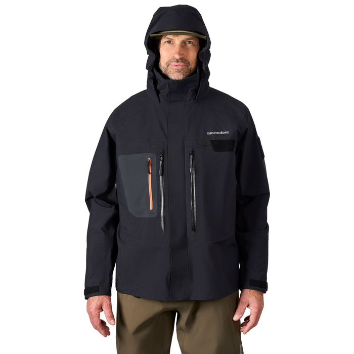 Grundens Men's Portal Gore-Tex® Wading Jacket Black Image 07