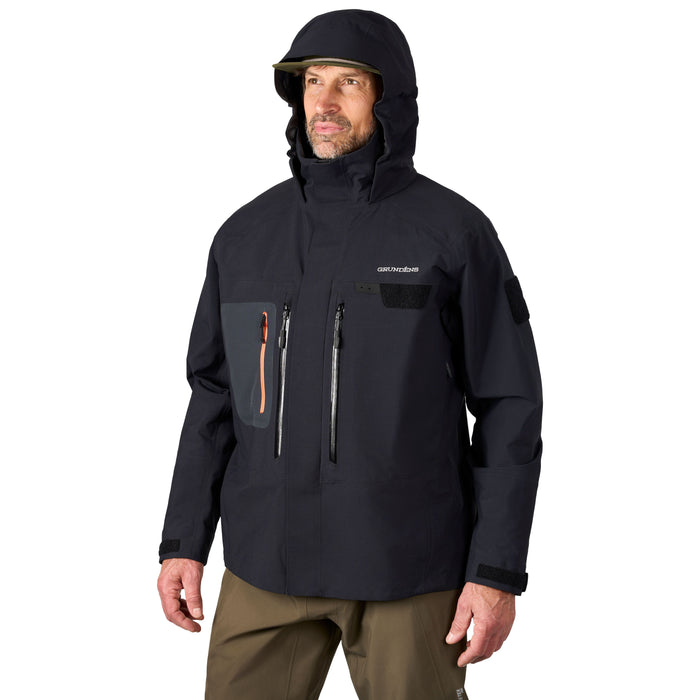 Grundens Men's Portal Gore-Tex® Wading Jacket Black Image 08