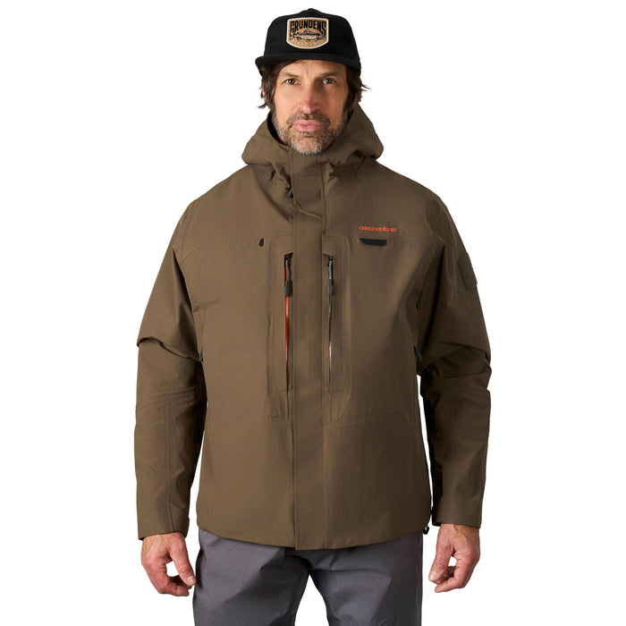 Grundens Men's Vector Wading Jacket Otter Image 04