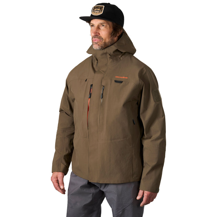 Grundens Men's Vector Wading Jacket Otter Image 05