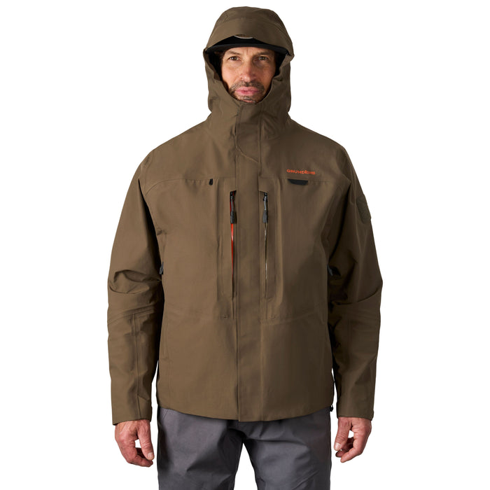 Grundens Men's Vector Wading Jacket Otter Image 07