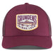 Grundens Trout Patch Trucker Maroon Image 01