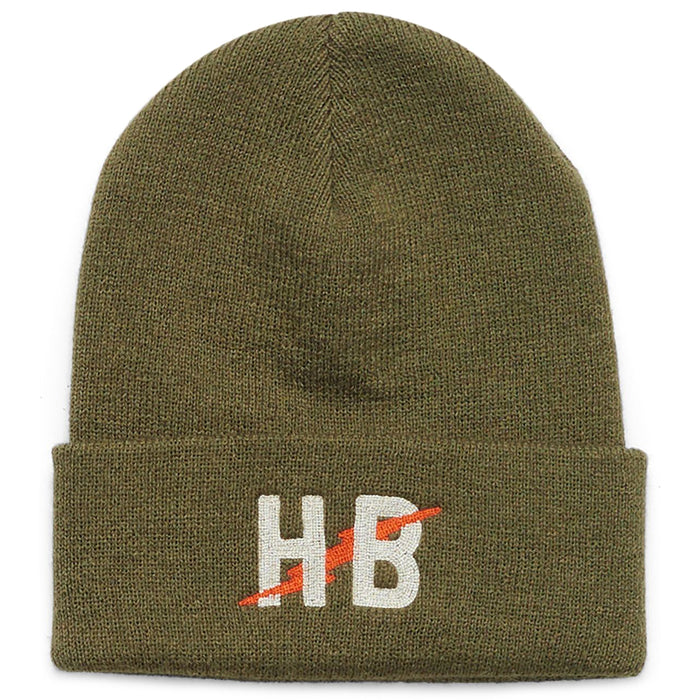 Howler Brothers Big HB Command Beanie Winter Moss Image 01