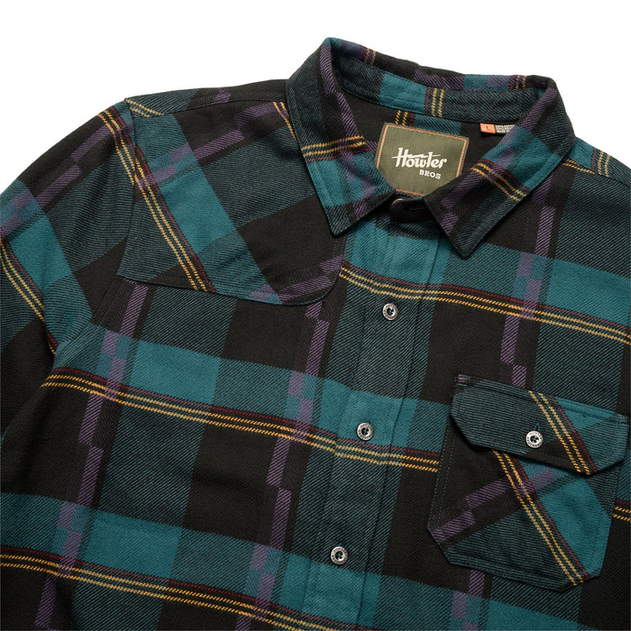 Howler Brothers Harker's Flannel Phantom Blue Image 04