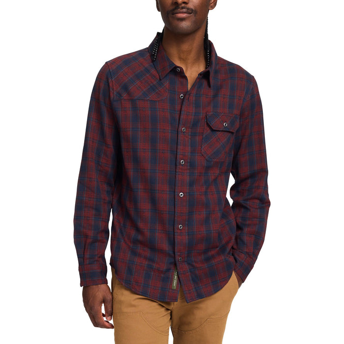 Howler Brothers Harker's Flannel Burgundy Image 02