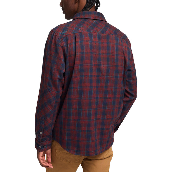 Howler Brothers Harker's Flannel Burgundy Image 03