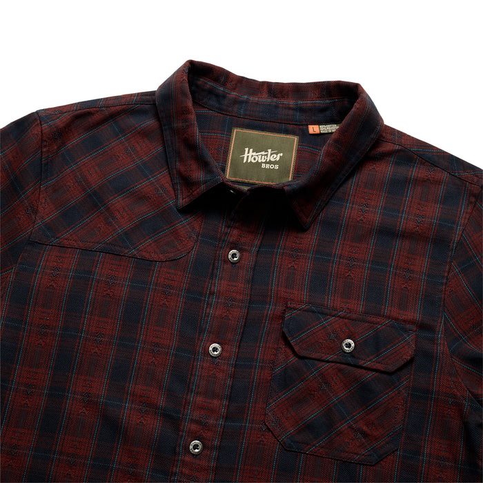 Howler Brothers Harker's Flannel Burgundy Image 04