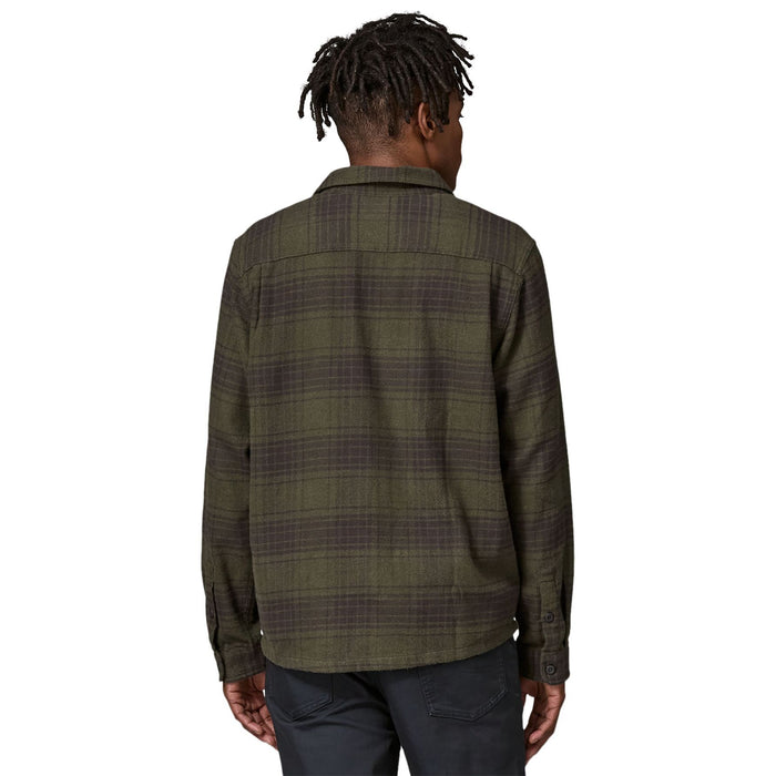 Patagonia Men's Fjord Flannel Shirt Cascade: Basin Green Image 04