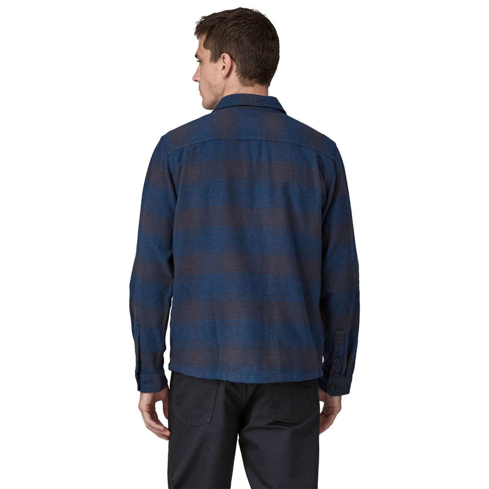 Patagonia Men's Fjord Flannel Shirt Cascade: Tidepool Blue Image 04