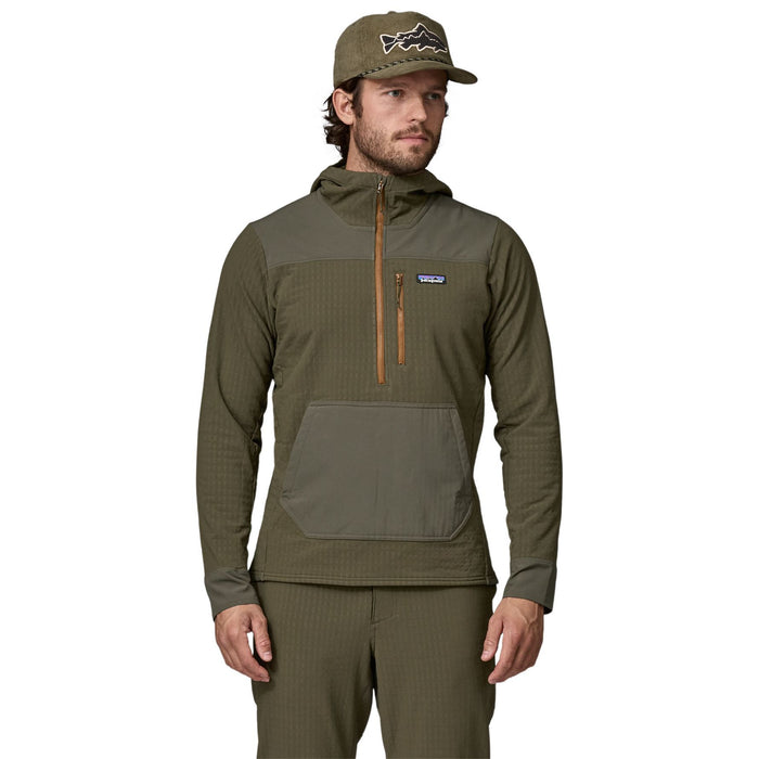 Patagonia Men's R2 TechFace Pullover Pine Needle Green Image 02