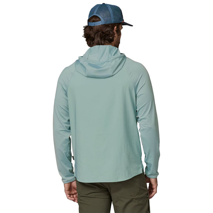 Patagonia Men's River Rambler Hybrid Sun Hoody Thermal Blue Image 03