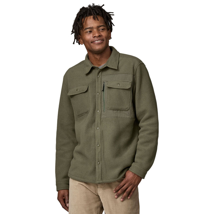 Patagonia Men's Synchilla Shirt Jacket Basin Green Image 03