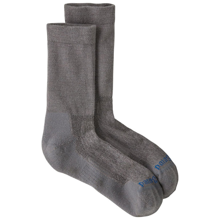 Patagonia Merino Wool Blend Crew Socks Feather Grey Image 01