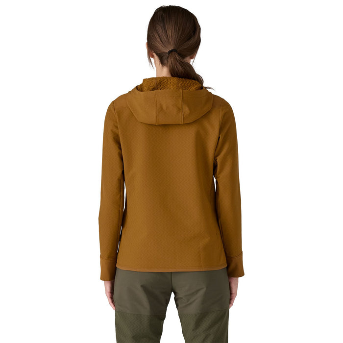 Patagonia Women's R2 CrossStrata Pullover Shelter Brown Image 03