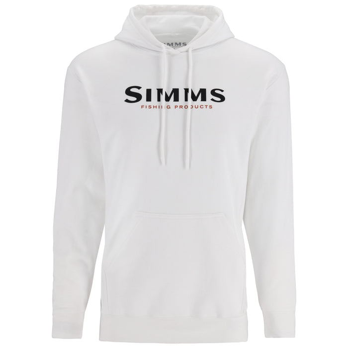 Simms Logo Hoody White Image 01