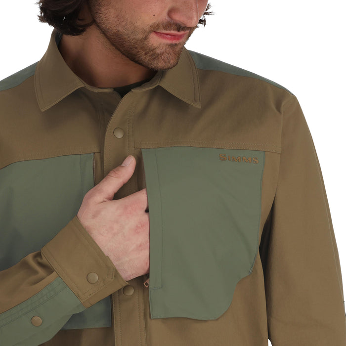 Simms Men's Confluence Shirt Driftwood/Loden Image 05