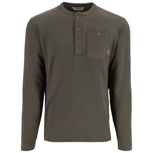 Simms Men's Highline Henley Smokey Olive Image 01