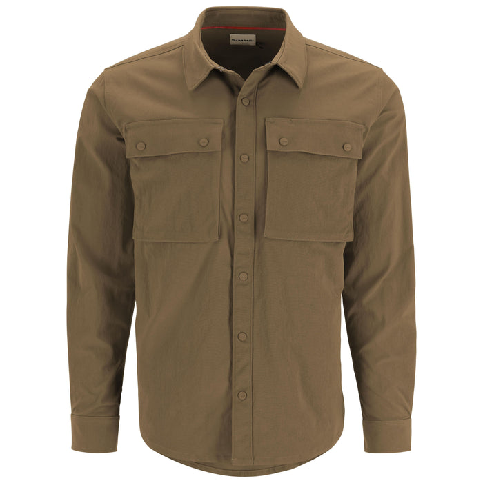 Simms Men's Lodge Work Shirt Driftwood Image 01