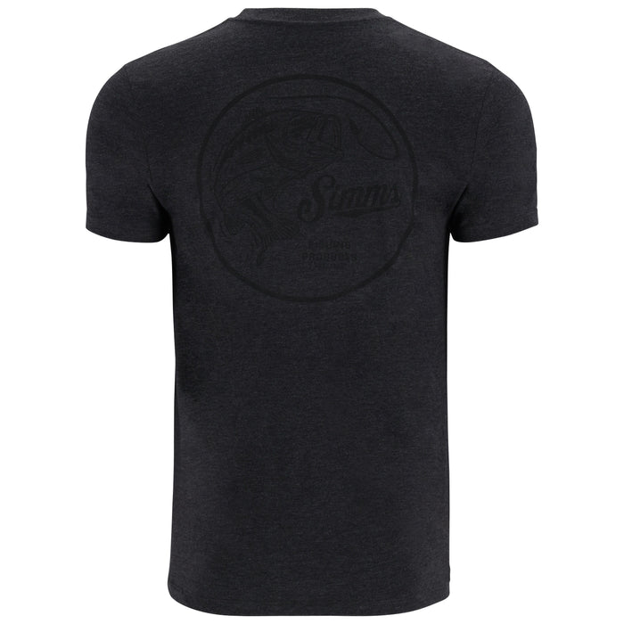 Simms Men's Nostalgic Bass T-Shirt Charcoal Heather Image 02